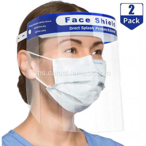 Face Shield Full Face dengan Pelindung Clear Film